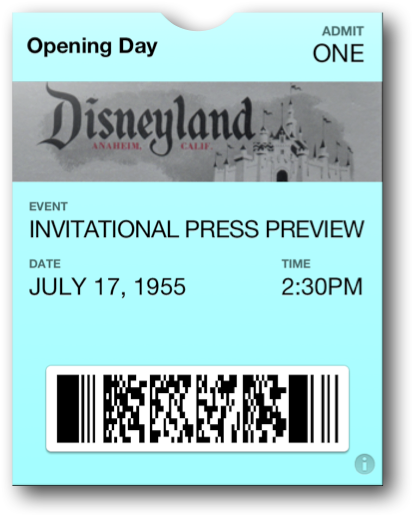 Disneyland Opening Day