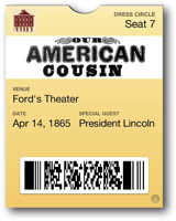 Ford's Theater Ticket