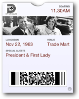 JFK Luncheon Ticket